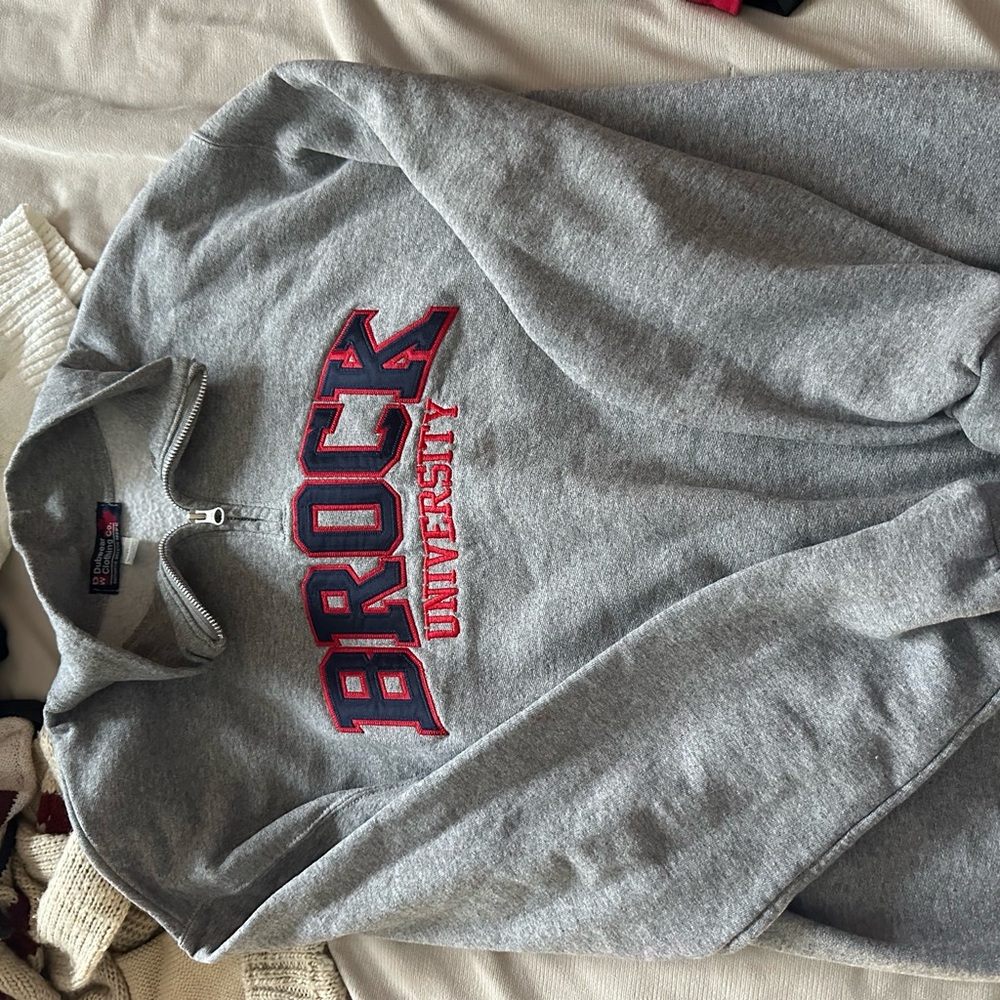 Brock University Gray Sweatshirt